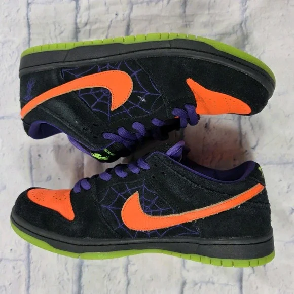 Nike SB Dunk Low Pro Night Of Mischief MENS SIZE 10 Halloween Sneakers - Picture 3 of 9